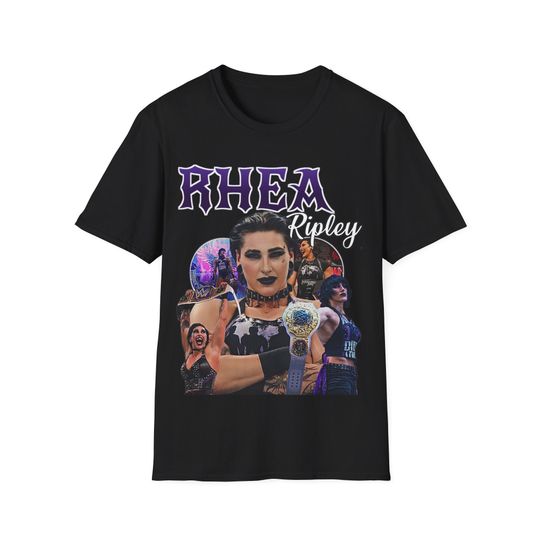 Discover Wrestling Entertainment Rhea Ripley 90s Vintage T-Shirt