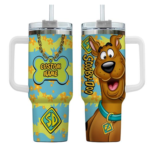 Discover Personalized Scooby-Doo 40oz Tumbler with Handle