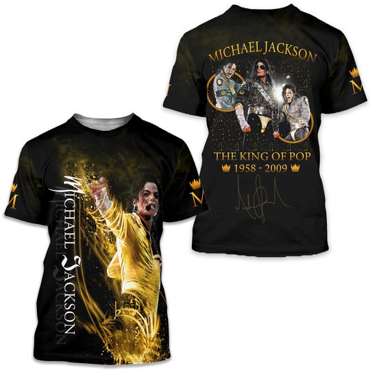 Discover Unisex 3D Michael Jackson Shirt Singer Shirt For Men And Women