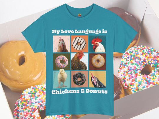 Discover Donut Shirt, Chicken Tee, Chickens and Donuts T-shirt