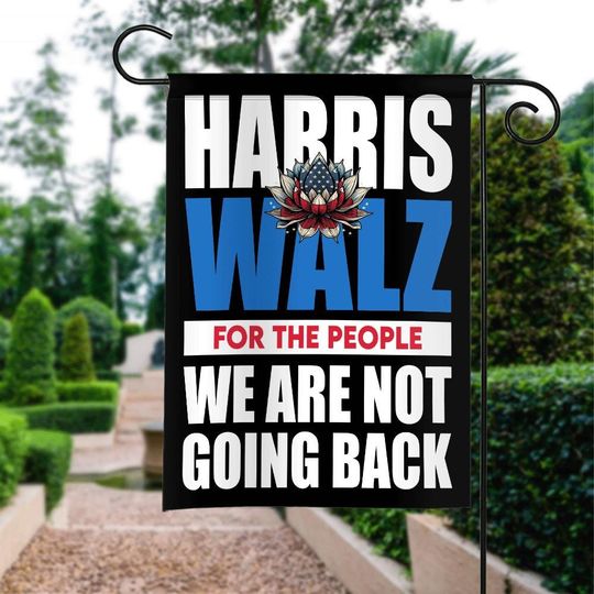 Discover Harris Walz 2024 Garden Flag for Kamala Harris