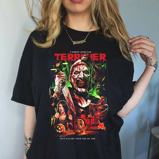 Discover Hell On Shirts, Terrifiers Shirts, Scary Clown Tee, Halloween Horror Movie Shirts