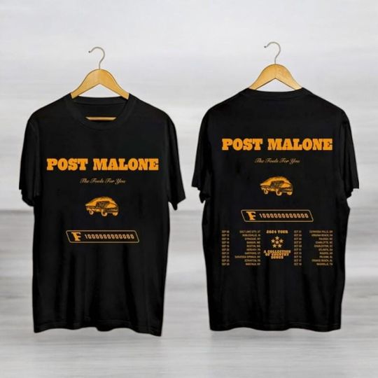 Discover Post Malone Concert Tour 2024 Shirt