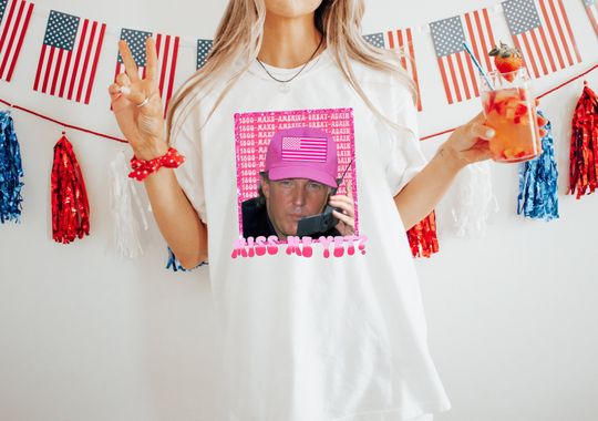 Discover Funny Trump Pink Miss Me Yet Shirt, Republican Shirt, Trump 2024 Shirt