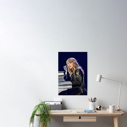 Discover Taylor Playing Piano Premium Matte Posters