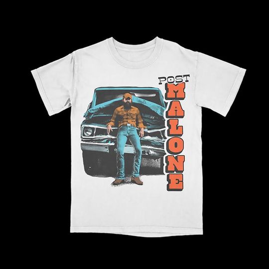 Discover Post Malone F-1 Trillion Truck Shirt, Unique Rapper Gift
