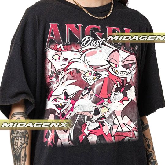 Discover Angel Dust Hazbin Hotel  Vintage T-Shirt