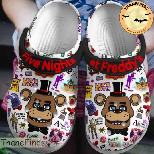 Discover Five Nights at Freddy's Clogs Shoes, Christmas Clogs, Halloween Clogs