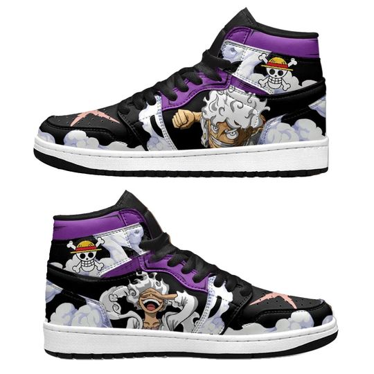 Discover Monkey D Luffy Anime Basketball Shoes, Gifts for Fan