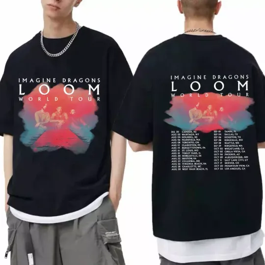Discover Imagine Dragons - Loom Tour 2024 Shirt, Imagine Dragons Band Fan Shirt