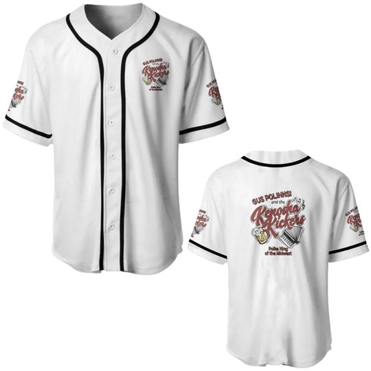 Discover Gus Polinksi Kenosha Kickers Polka King of the Midwest Baseball Jerseys