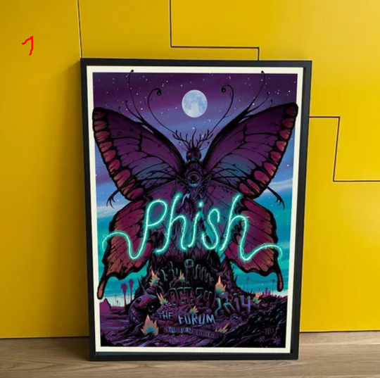 Discover Phish Band Vintage Poster, Music Poster, Phish IT Festival Limestone Forum 2003 Poster