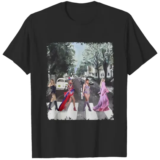 Discover The Girl Abbey Road Walk Shirt, Graphic Western Country Music Shirt