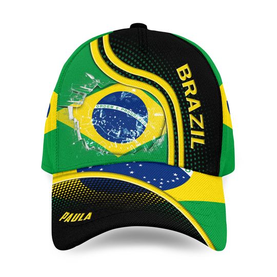 Discover Brazil 3D All Over Print Baseball Cap - XTHS1836
