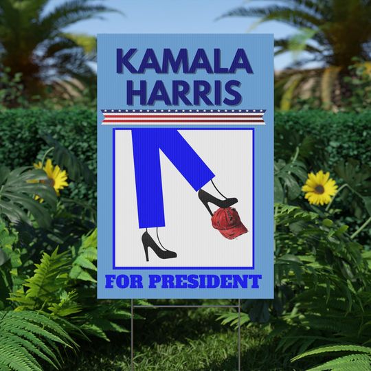Discover Kamala Harris Yard Sign, Plastic, Harris and Walz 2024, Kamala Harris