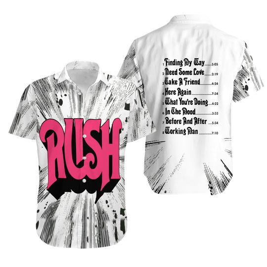 Discover Rush Album Hawaiian Shirt Aloha Hawaiian Shirt