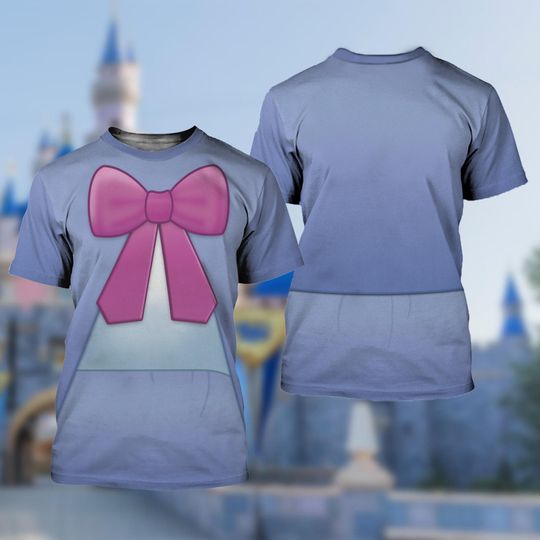 Discover Blue Fairy Godmother Women 3D T-Shirt, Cinde Halloween Costume For Family Group T Shirt