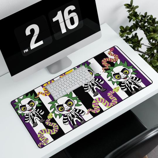 Discover Beetlejuice Desk Mat, Horror Movie Fans