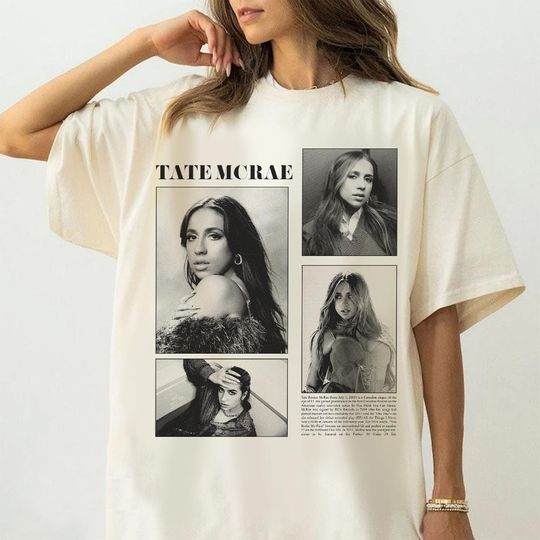 Discover Vintage Tate McRae T-Shirt, Tate McRae Fan Gift