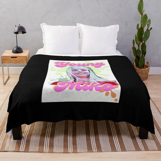 Discover Art Young Miko Throw Blanket