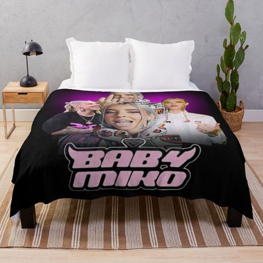 Discover Young Miko Throw Blanket