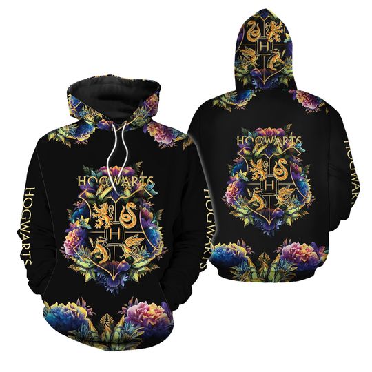 Discover Harry Potter Hogwarts 3D hoodie