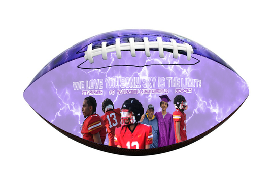 Discover Custom Senior Football Gift - Custom Rugby Ball, Senior Night Football Gift, Gift For Fans