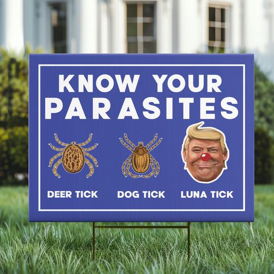 Discover Anti-Trump Kamala Harris Lawn Sign 2024