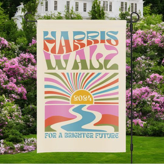 Discover Harris Tim Walz Sign, Kamala Harris For President Garden Flag