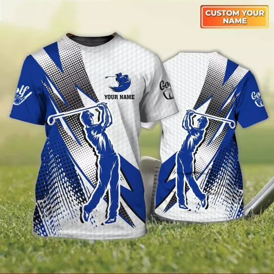 Discover Personalized Name Golf 3D T-SHIRT