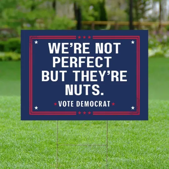 Discover Kamala Harris Yard Sign Funny Election Signs Double Sided With Metal H Stake