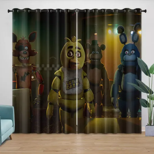Discover Movie Gift Idea, Five Nights At Freddys Window Curtains