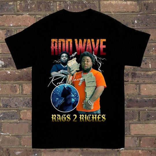 Discover Rod Wave Rags 2 Riches T-shirt Unisex All Size, Cotton For Men Women