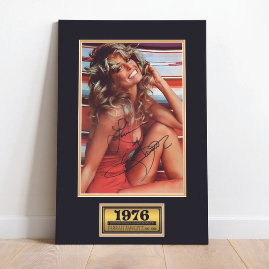 Discover Farrah Fawcett 1976 Memorial Poster