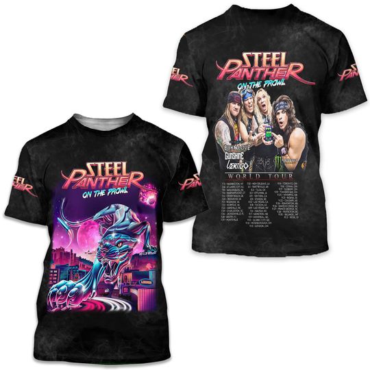 Discover Steel Panther Tour 3D Shirt All Over Printed