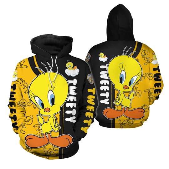Discover Tweety Canary Hoodie 3D Printed