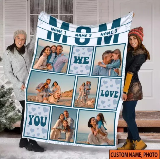 Discover Personalized Picture Fleece Blanket