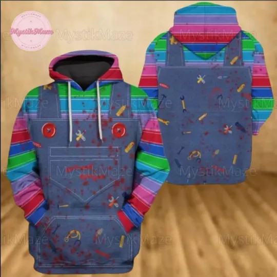 Discover Chucky Halloween Unisex 3D Hoodie For Men
