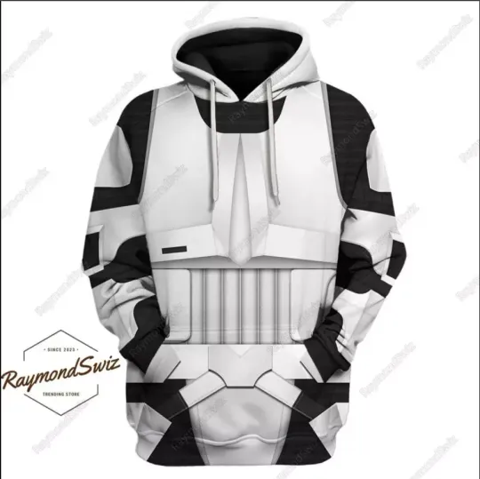 Discover Halloween Stormtrooper Unisex 3D Hoodie