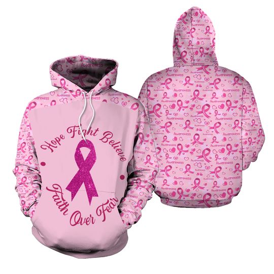 Discover Breast Cancer Awareness Month I Wear Pink Survivor Breast Pain Fight Likes A Girl Hoodie Legging_8564