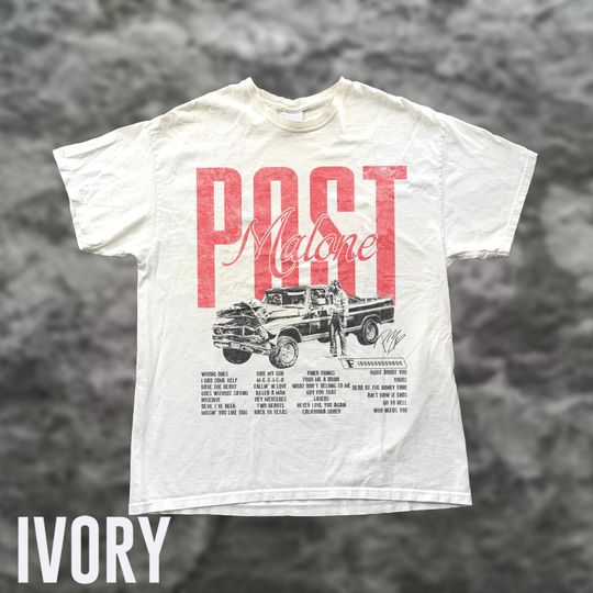 Discover Vintage Post Malone Tour Shirt