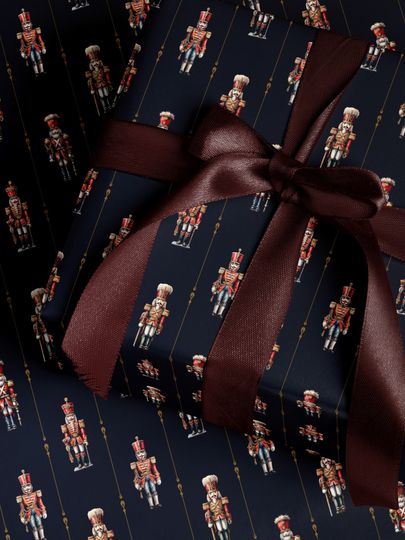 Discover Nutcracker Holiday Gift Wrap for Christmas