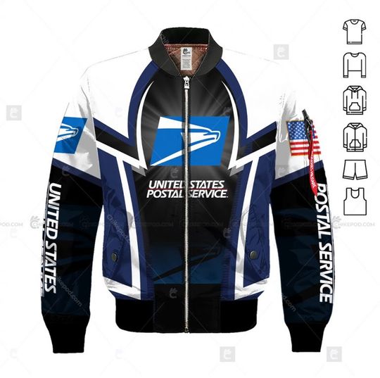 Discover Postal Service 3D Bomber Jacket NT103