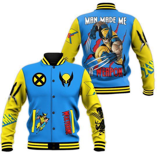 Discover Wolverine Superhero Baseball Jacket
