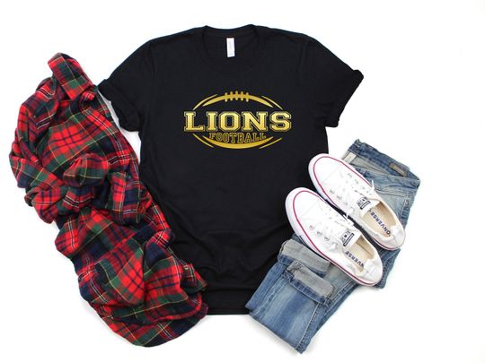 Discover LIONS Football Shirt, LIONS lover Shirt, Football Mom shirt