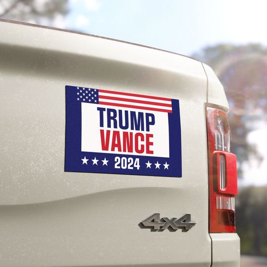 Discover Trump Vance 2024 Car Magnet
