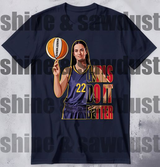Discover Girls Do It Better, Caitlin CC Clark, Basketball T-Shirt