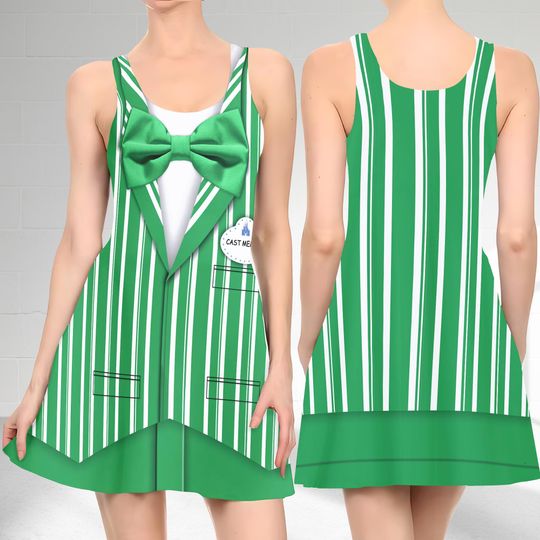 Discover The Dapper Dans Green Skater Dress, The Dapper Dans Cast Member Skater Dress