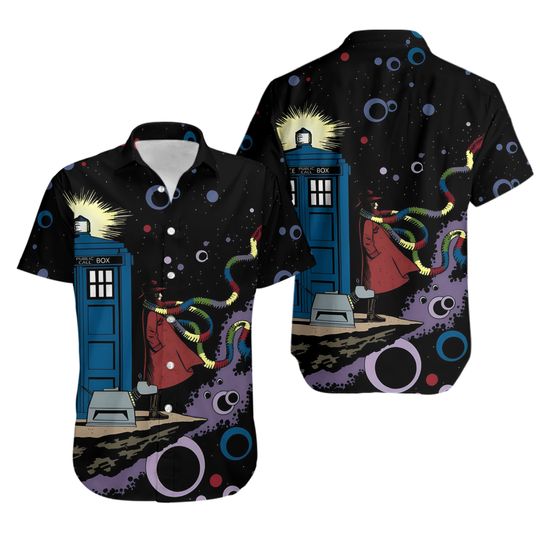 Discover Doctor Who Hawaiian Shirt, Doctor Who Tardis Hawaii