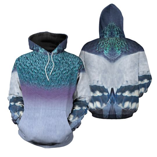 Discover Funny Pigeon 3D Hoodie